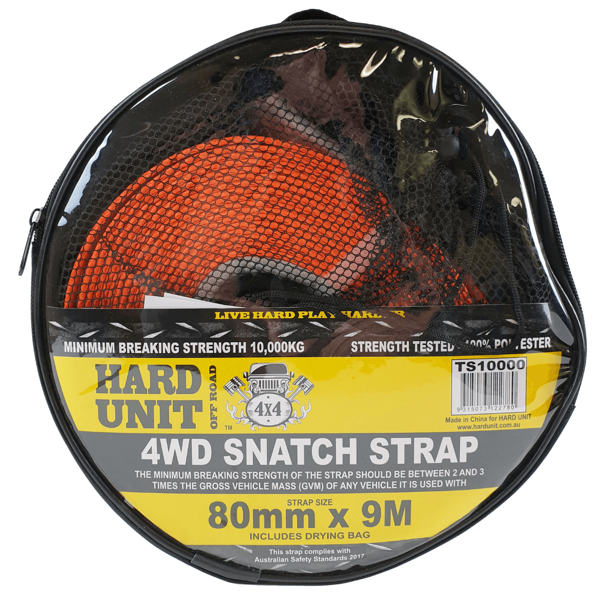 Alternative front facing shot of 4x4ing Snatch Strap