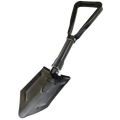 hard unit foldable shovel/spade with storage pouch