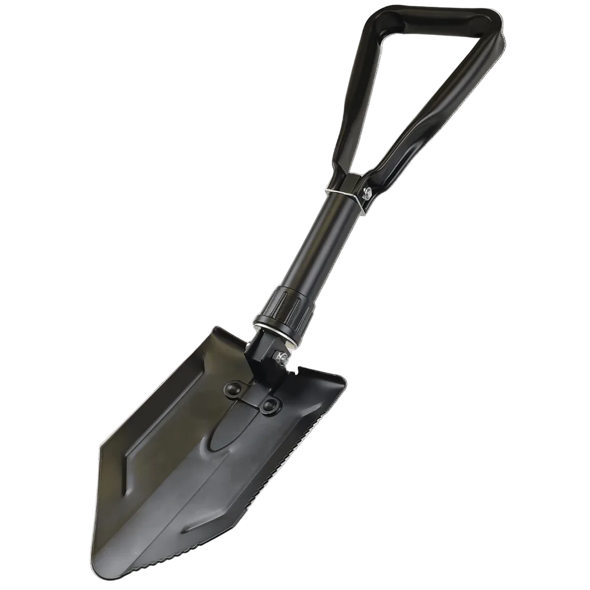 hard unit foldable shovel/spade with storage pouch