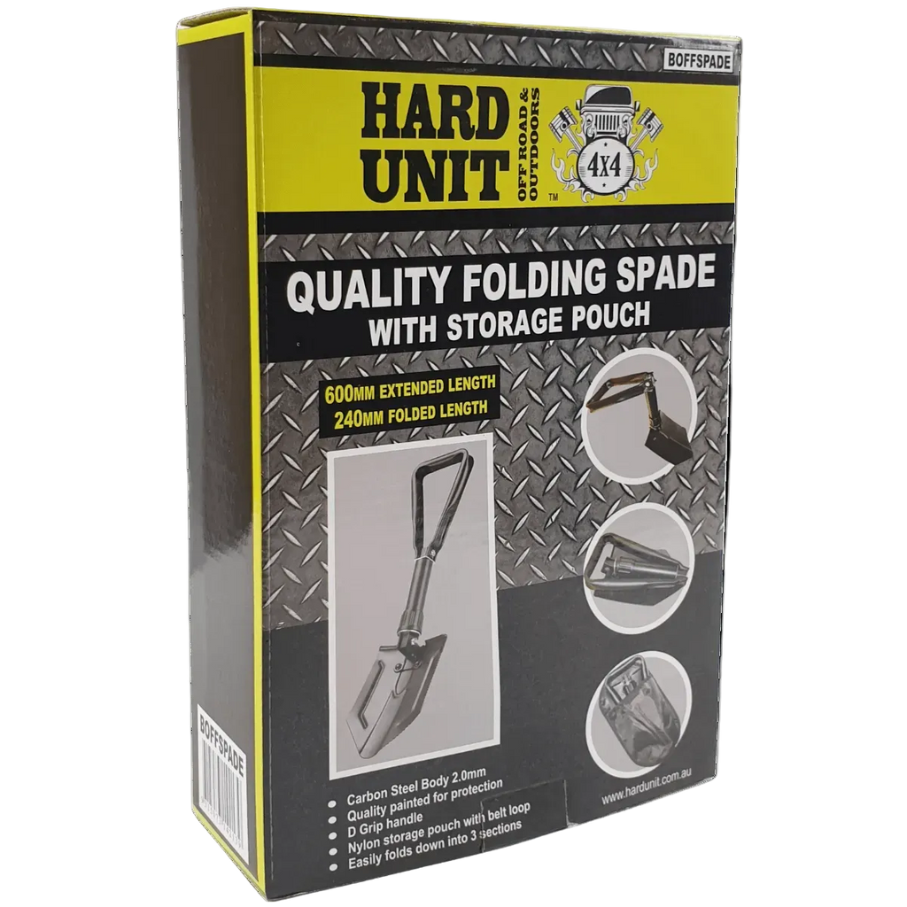 box for folding spade hard unit