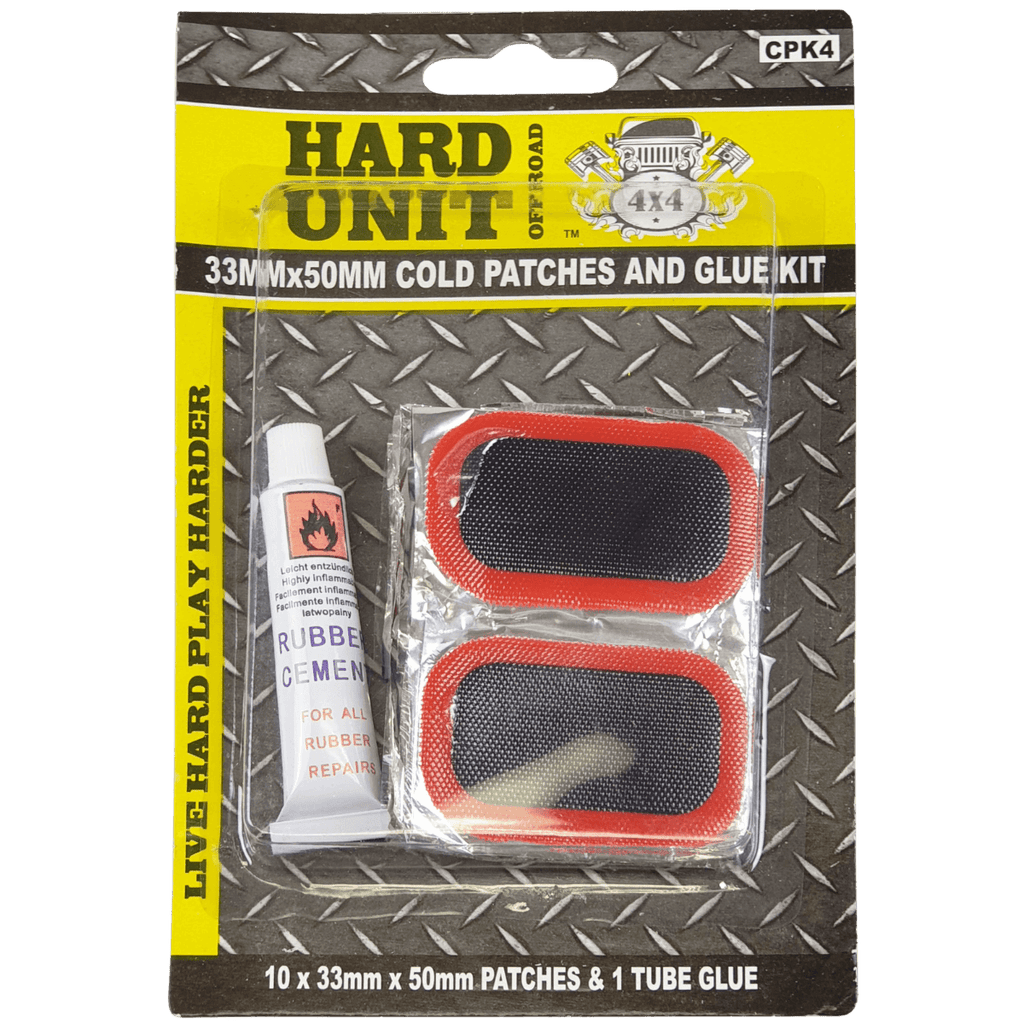 33mmx50m cold patched and glue kit in packaging