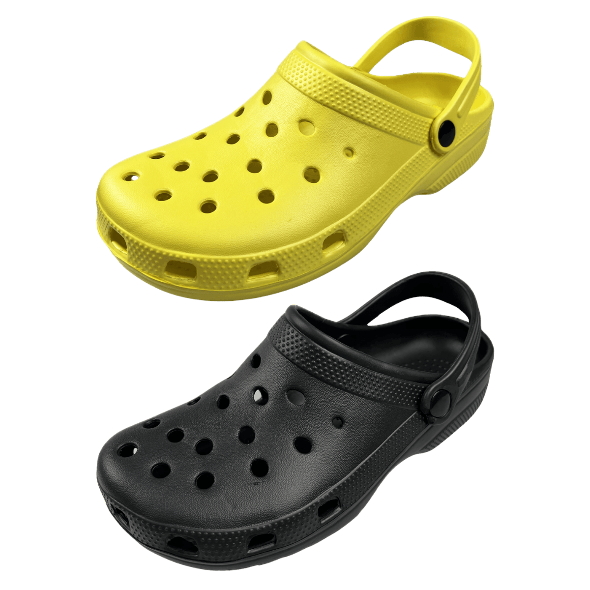 Hard Unit Off-Road Clogs – Black & Yellow