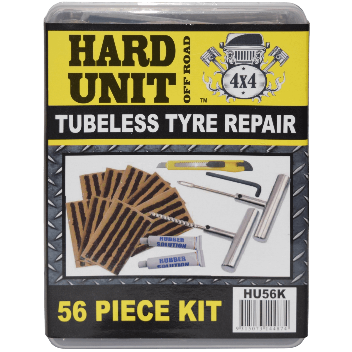 packaging tubeless tyre repair front view