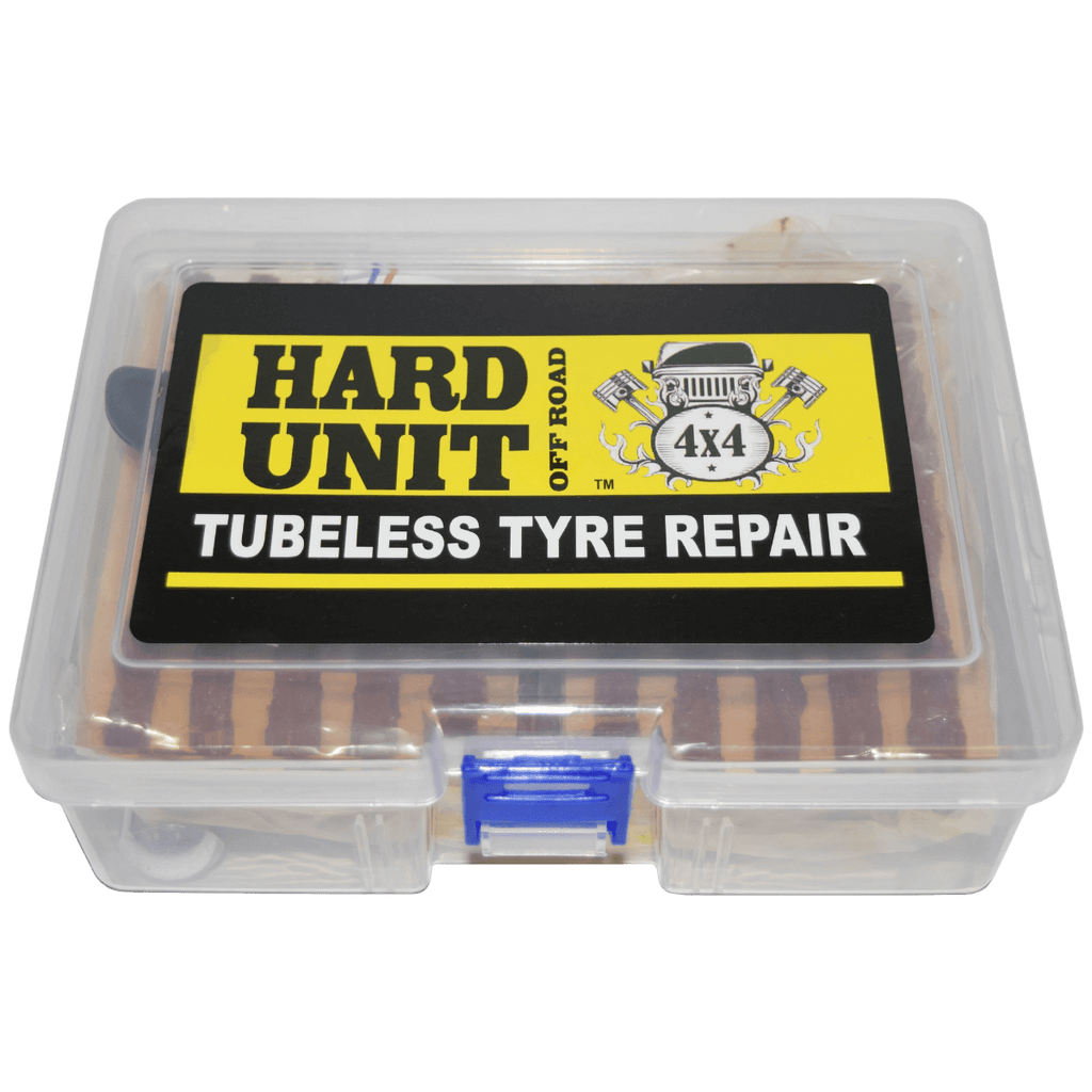 hard unit tubeless tyre repair kit in storage box
