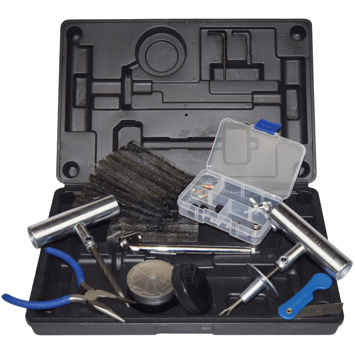 kit tyre repair for tubless tyres with storage 
