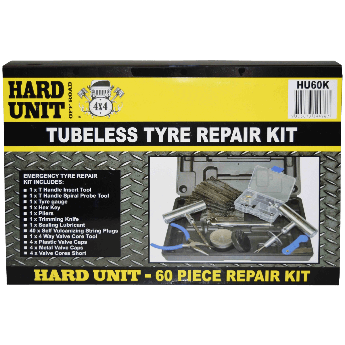emergency tyre repair kit 60 pieces