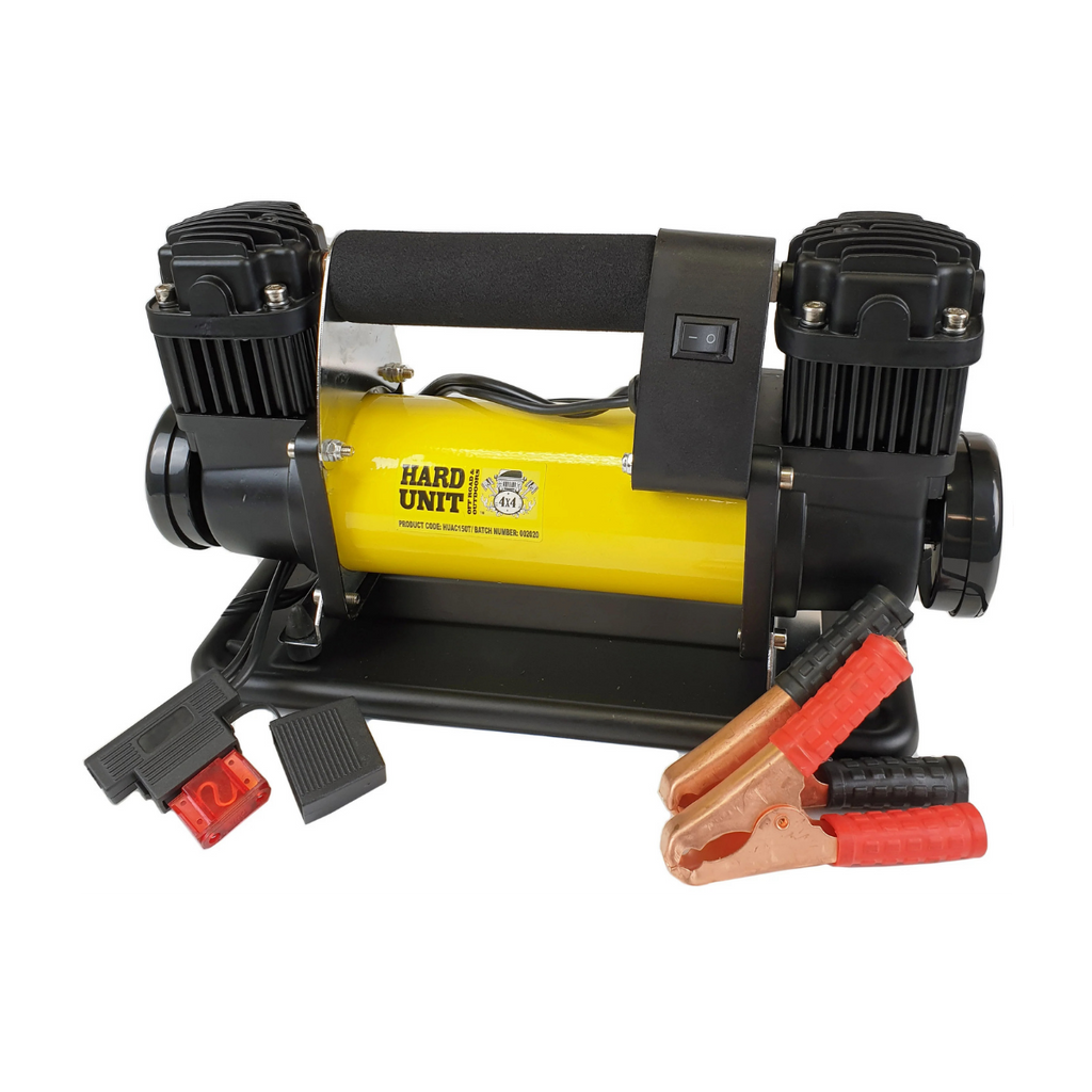 Hard Unit Air Compressor Dual 12V Portable for 4WD