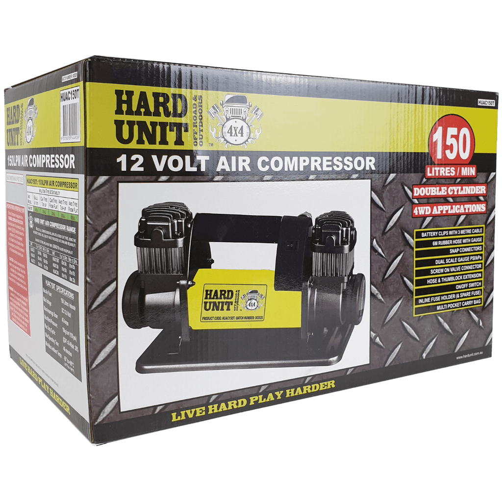 hard unit air compressor twin in box