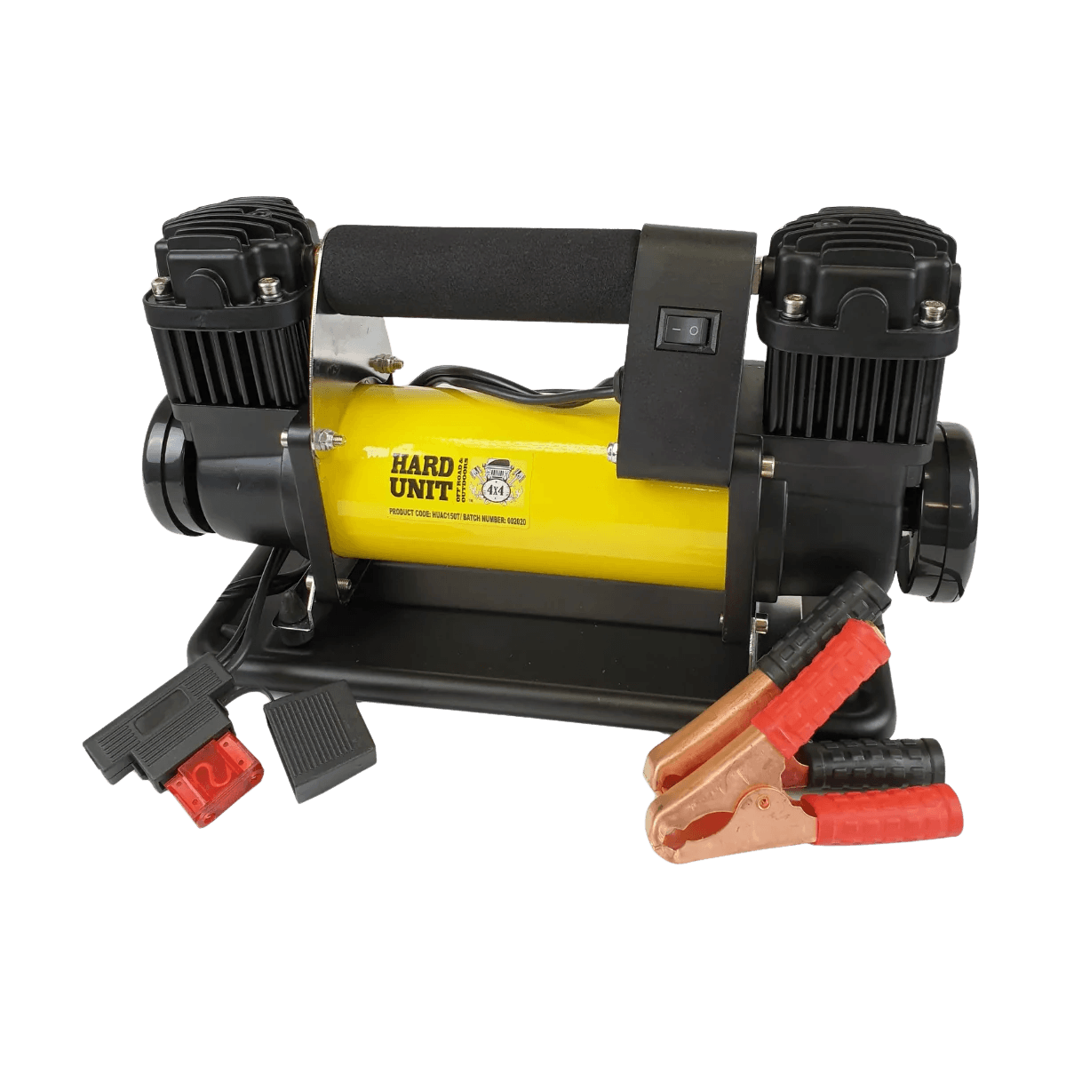 Hard Unit 12V Dual-Cylinder Air Compressors – 150 & 300 LPM