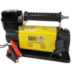 air compressor with clamps for battery and without soft grip handle