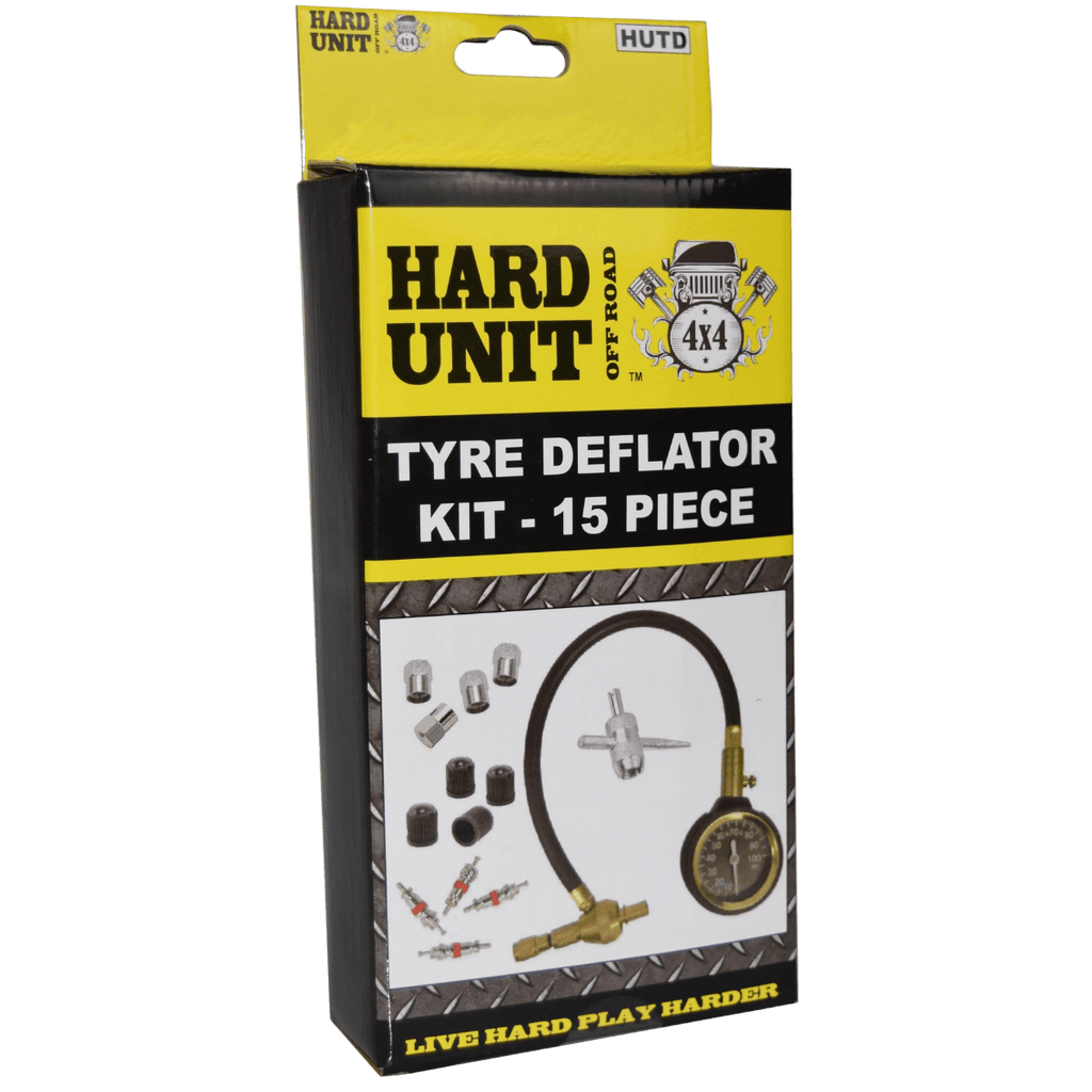 hard unit tyre deflator kit in box 15pc