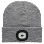 grey LED beanie hard unit 