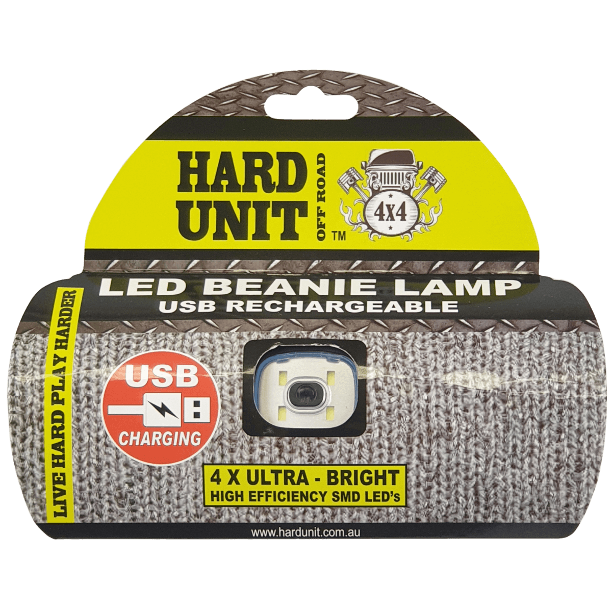 beanie with led light hard unit packaging