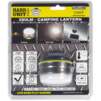 Hard Unit Camping Light LED Rechargeable 280 Lumens