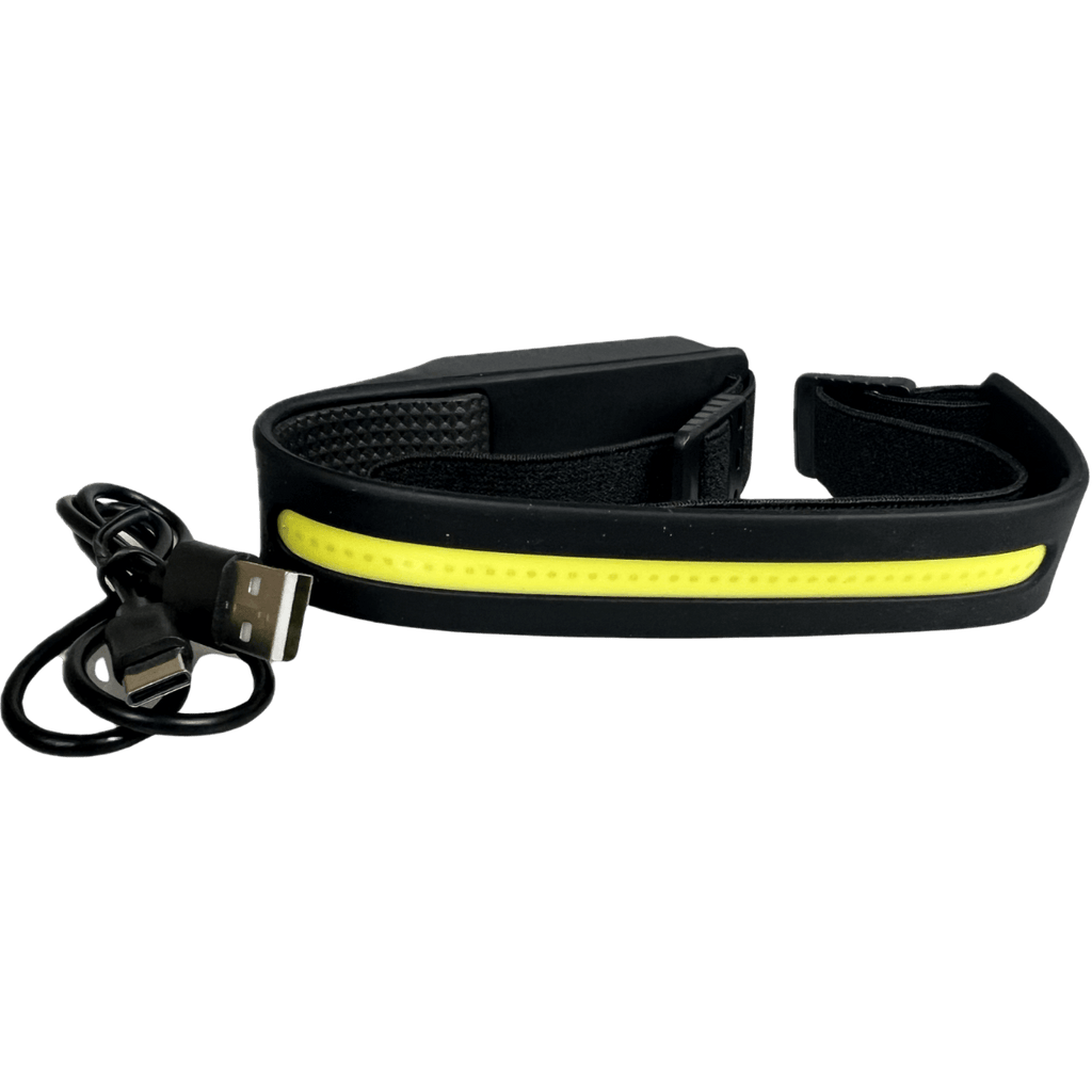 hard unit led headlamp dual output with sensor rechargeable 
