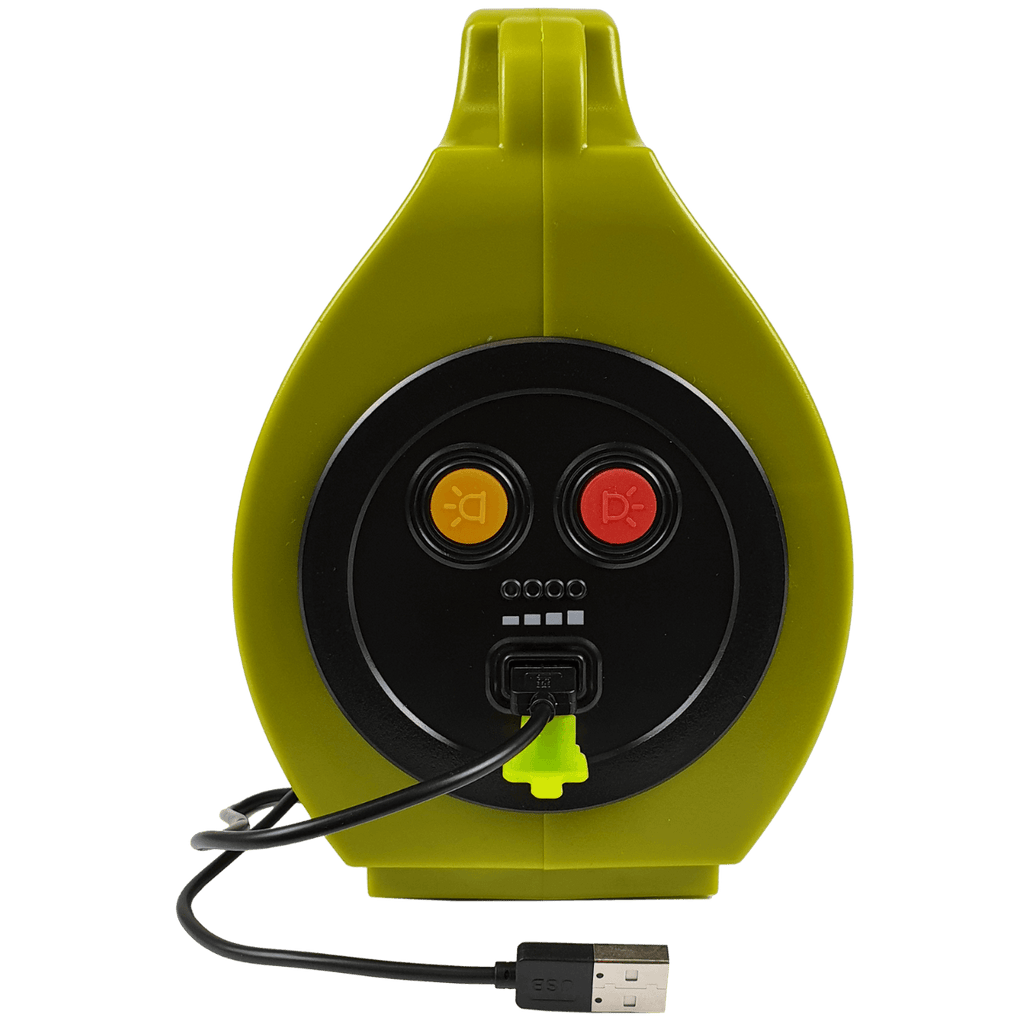 menu side view of spotlight lantern