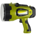 hard unit long distance spotlight torch with side lamp