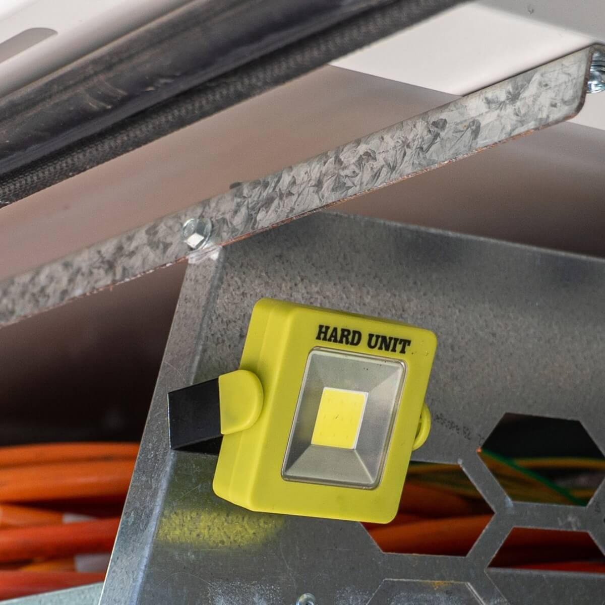 Hard Unit 150-Lumen Rechargeable COB LED Work Lights – 12 Pack
