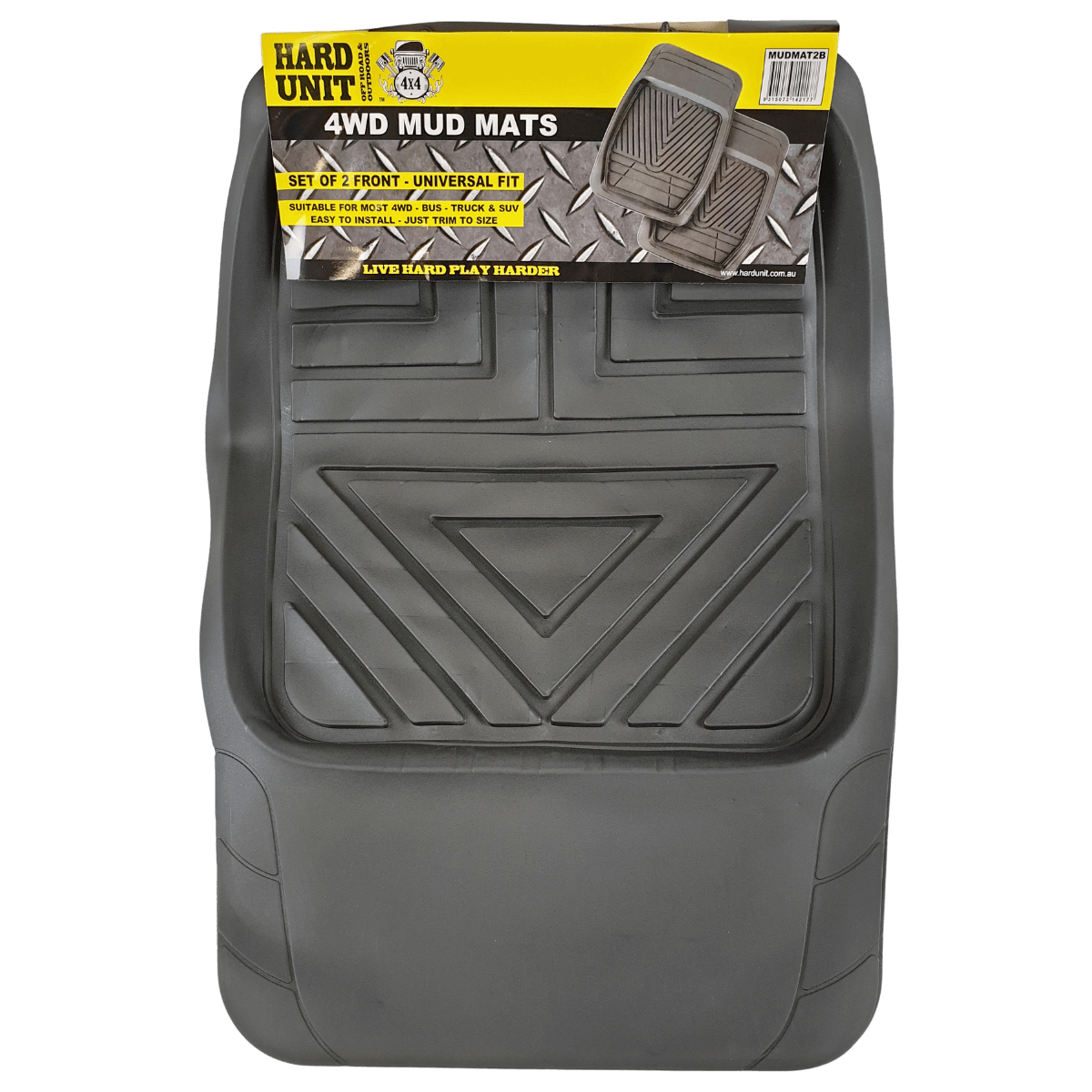 hard unit 4wd mud mats set of 2 universal