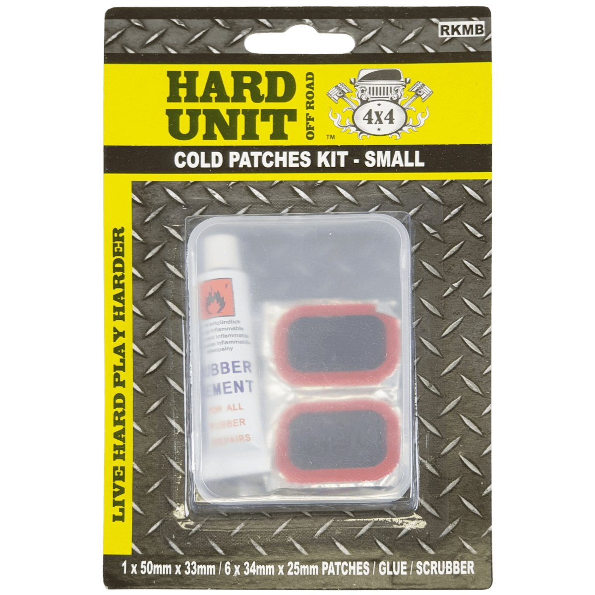 cold patched hard unit tyre kit