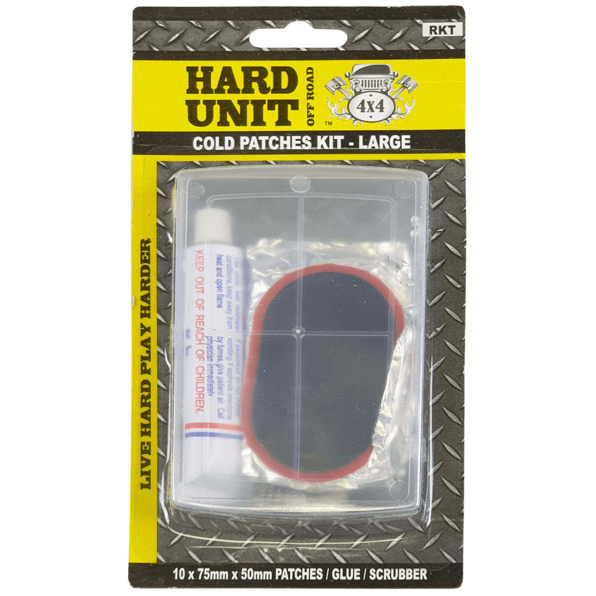 cold patches emergency tyre repair kit in packaging