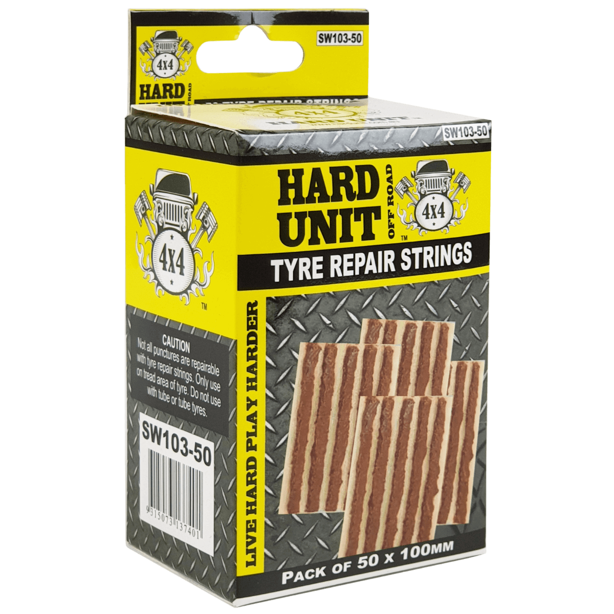 tyre repair hard unit strings in box 