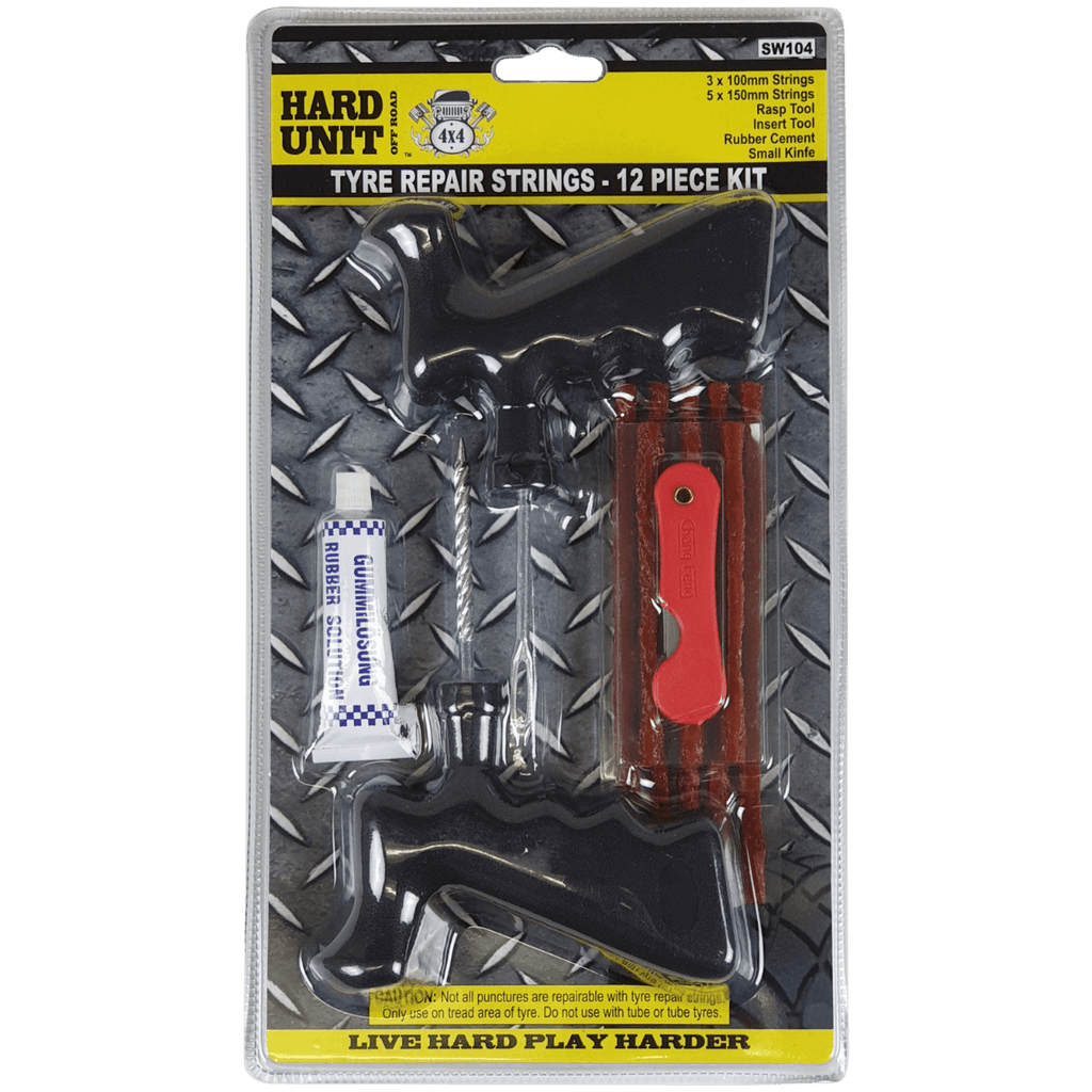 12 piece kit for emergency tyre repair