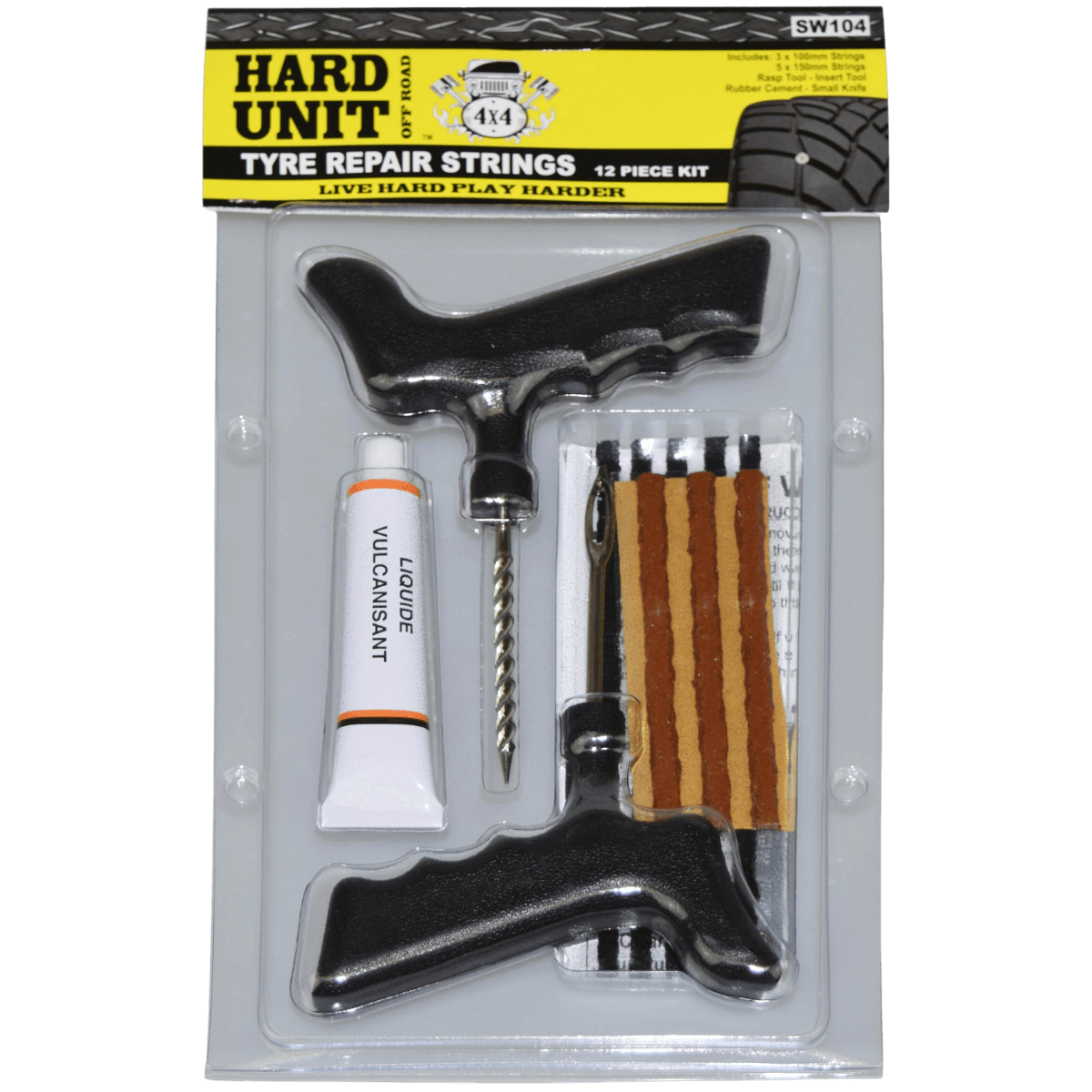 tyre repair emergency hard unit in packaging 