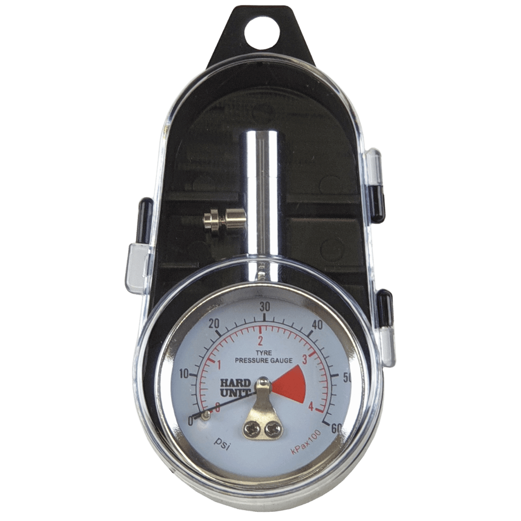 Front facing product image of 60PSI Hard Unit Tyre Pressure Gauge