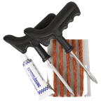 emergency tyre repair glue and tools 