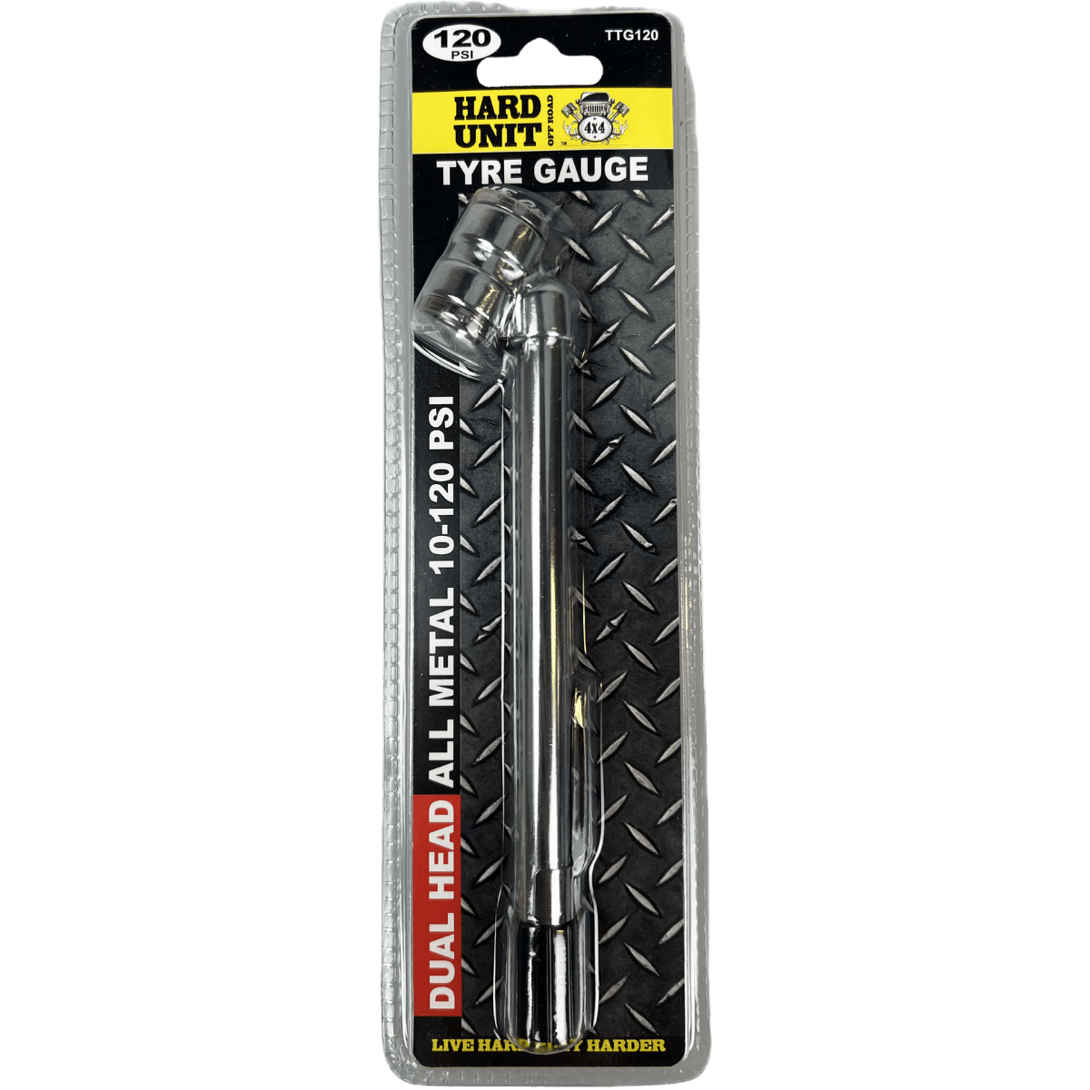 tyre gauge dual head 10-120psi