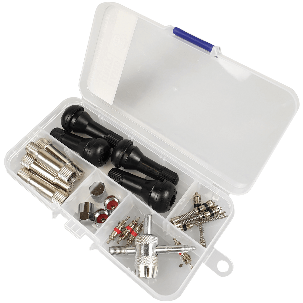 hard unit 4 way tyre repair emergency in storage box with accessories 