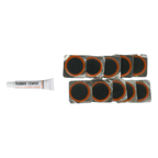 rubber cement tube with 10 tyre repair patches