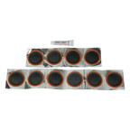 tyre patch circles for temporary repair laid out kit 