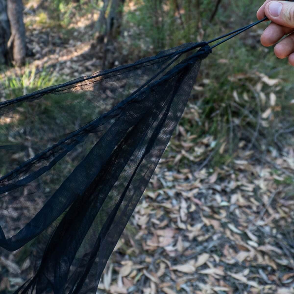 Hard Unit Mosquito & Fly Head Nets – Black & Khaki Top