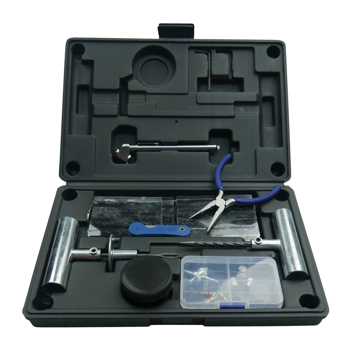tyre repair kit tubeless kit with plastic storage box